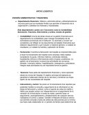 APOYO LOGISTICO DIVISIÓN ADMINISTRATIVA Y FINANCIERA