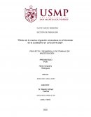 Efecto de la masiva migración venezolana en el bienestar de la ciudadanía en Lima 2018-2020