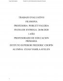 TRABAJO EVALUATIVO FILOSOFIA