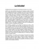 La felicidad según Aristóteles