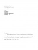 PROYECTO FINAL Metodología de la investigación