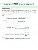 Competencia, depredación y evolución de especies