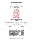 FACTORES QUE INFLUYEN EN EL CRECIMIENTO Y DESARROLLO DE LOS NIÑOS EN EDAD PREESCOLAR QUE ACUDEN A LA UNIDAD COMUNITARIA DE SALUD FAMILIAR ZAMORAN, SAN MIGUEL EN EL PERIODO DE 20 MARZO AL 20 ABRIL DEL AÑO