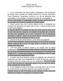 Examen CONDICIONES DE TRABAJO