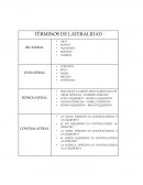 TÉRMINOS DE LATERALIDAD
