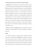Contaminación del agua de la minería Mili SAC del distrito de Ocongate
