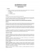 LOS CÓDIGOS DE LA ÉTICA