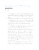 Evaluación de Literatura: Un mundo feliz, de Aldous Huxley