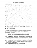 DESARROLLO SOSTENIBLE