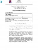 LENGUAJE Tema: Argumento