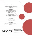 PROBLEMAS POLITICOS Y SOCIO-ECONOMICOS EN EDUCACION