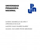 DESARROLLO DEL NIÑO Y APRENDIZAJE ESCOLAR