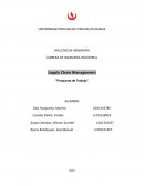 Supply Chain Management “Propuesta de Trabajo”