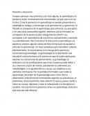 Filosofía y educación