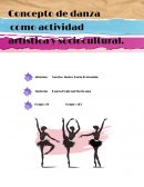 Concepto de Danza regional