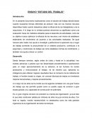 Ensayo "Estudio del Trabajo"