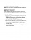 CARACTERIZACION DEL PROCESO DE COMPRAS EN LA EMPRESA BAVARIA