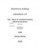 Electrónica Análoga Laboratorio #2