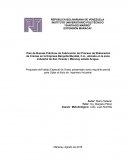 Plan de Buenas Prácticas de Fabricación del Proceso de Elaboración de Cremas en la Empresa Barquilla Mundial, C.A