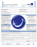 Evaluacion de desempeño