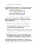 INFRAESTRUCTURA LOCAL Y DE COMUNICACIONES