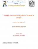 Economía de México durante el tiempo