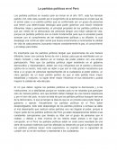 La partidos políticos en el Perú