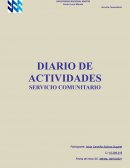 Servicio comunitario diario actividades