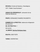 Sistema de refrigeracion de un automóvil