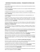 TECNOLÓGICA NACIONAL – PENSAMIENTO SISTEMICO 2020