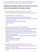 Briefing de la identidad de marca