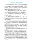 Historia del internet