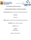 Álgebra e introducción a la geometría analítica plana