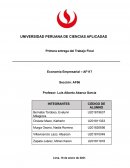 Primera Entrega Trabajo Final - Economía Empresarial