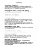 LA FILOSOFÍA Y SU VIVENCIA