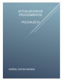 Actualizacion en procedimientos policiales