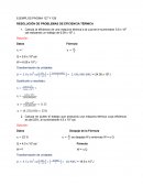 RESOLUCIÓN DE PROBLEMAS DE EFICIENCIA TÉRMICA