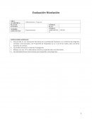 Evaluación Nivelación