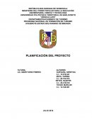 PLANIFICACIÓN DEL PROYECTO