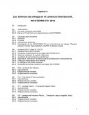 Los términos de entrega en el comercio internacional, INCOTERMS