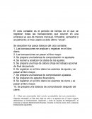 TERMINACIÓN DEL CICLO CONTABLE