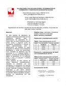 VALORACIONES CON DOS INDICADORES: DETERMINACIÓN DE CARBONATOS Y FOSFATOS EN UNA MUESTRA ACUOSA