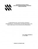 LA IMPORTANCIA DE LA EDUCACIÓN A DISTANCIA SEMIPRESENCIAL