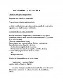 MANEJO DE LA VIA AEREA