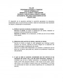 Taller servicio al cliente