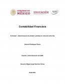 Contabilidad Financiera Actividad 1. Determinación de utilidad o pérdida en venta del activo fijo