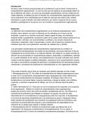 Introducción al comportamiento organizacional