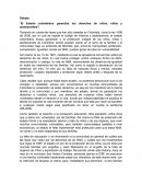 Debate Legislación Infancia