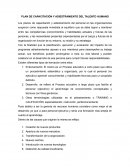 PLAN DE CAPACITACIÓN Y ADIESTRAMIENTO DEL TALENTO HUMANO