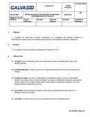 INVESTIGACION DE ACCIDENTES, INCIDENTES Y ENFERMEDADES DE TRABAJO